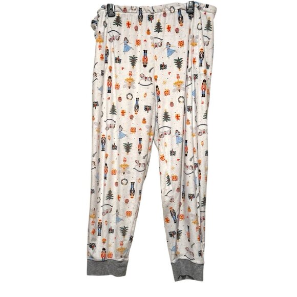 Cuddle Duds Fleece Pajamas PJ 2 Pc set Christmas Holiday Nutcracker Womens Sz 1X - Picture 9 of 11